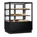 Bonvue FED CVS90-2B - 900mm Noir Tot Square Cake Display 2 Shelves - image 2