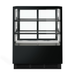 Bonvue FED CVS90-2B - 900mm Noir Tot Square Cake Display 2 Shelves - image 3