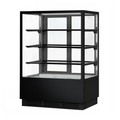 Bonvue FED CVS90-3B - 900mm Noir Prime Square Cake Display 3 Shelves