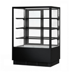 Bonvue FED CVS90-3B - 900mm Noir Prime Square Cake Display 3 Shelves