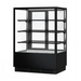 Bonvue FED CVS90-3B - 900mm Noir Prime Square Cake Display 3 Shelves