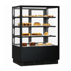 Bonvue FED CVS90-3B - 900mm Noir Prime Square Cake Display 3 Shelves - image 2