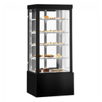 Bonvue FED CVS90-4B - 900mm Noir Grand Square Cake Display 4 Shelves - image 2