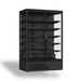 FED Thermaster DC-125BS - Double Door Sleek Frameless Glass Multideck Display Fridge 1292L