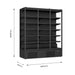 FED Thermaster DC-187B - Triple Glass Door Panorama Multideck Display Fridge Black 1939L - image 2