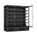 FED Thermaster DC-187B - Triple Glass Door Panorama Multideck Display Fridge Black 1939L - image 8