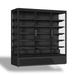 FED Thermaster DC-187BS - Triple Door Sleek Frameless Glass Multideck Display Fridge 1939L