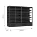 FED Thermaster DC-250B - Four Glass Door Panorama Multideck Display Fridge Black 2585L - image 2