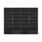 FED Thermaster DC-250B - Four Glass Door Panorama Multideck Display Fridge Black 2585L - image 7