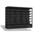 FED Thermaster DC-250BS - Four Door Sleek Frameless Glass Multideck Display Fridge 2585L