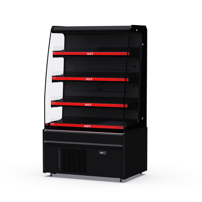 FED Thermaster DC-900H - Grab & Go Heated Open Display 900mm