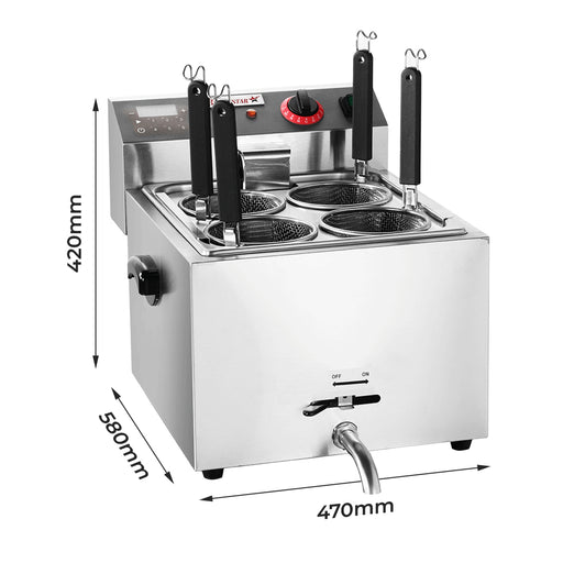 Benchstar DF-BP - 10L Electric Pasta Cooker with 4 Baskets - image 2