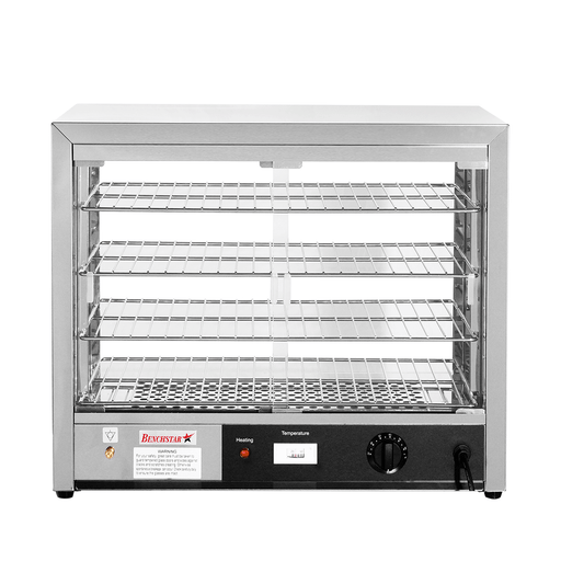 Benchstar DH-805E - Pie Warmer and Hot Food Display, 4 Shelves, 865mm
