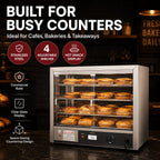 Benchstar DH-580E - Pie Warmer and Hot Food Display, 60 Pies, 4 Shelves - image 8