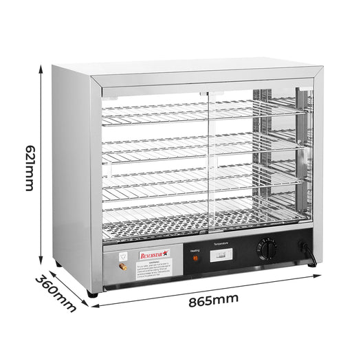 Benchstar DH-805E - Pie Warmer and Hot Food Display, 4 Shelves, 865mm - image 2
