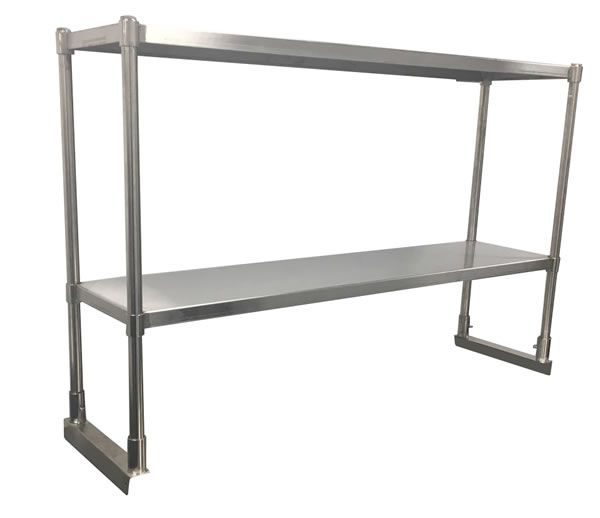 Simco SOS212 - Stainless Steel Double Over-Shelf 1200 x 300mm
