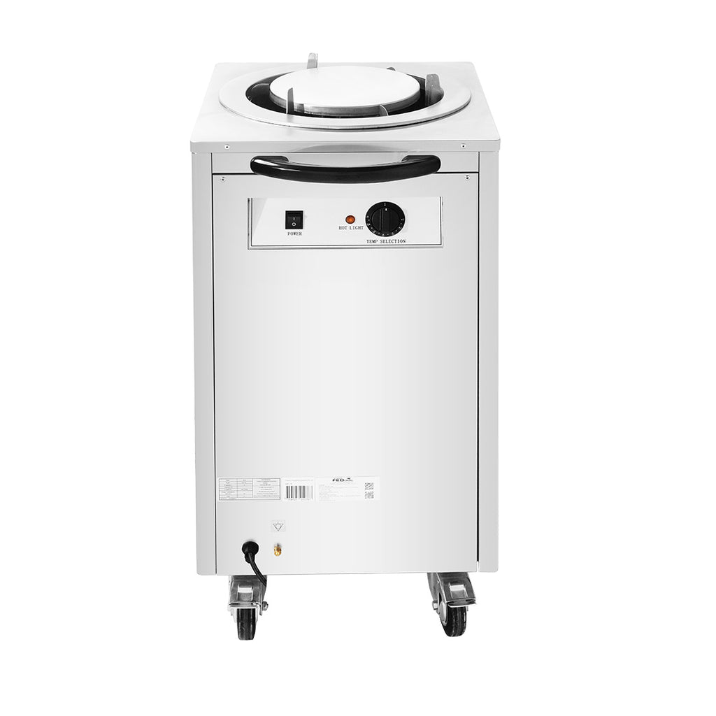 Elementry DR-1E - Heated Mobile Plate Lowerator, Single
