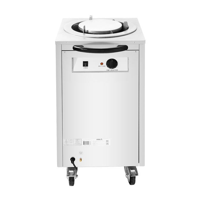 Elementry DR-1E - Heated Mobile Plate Lowerator, Single
