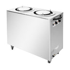 Elementry DR-2E - Heated Mobile Plate Lowerator, Double - image 2