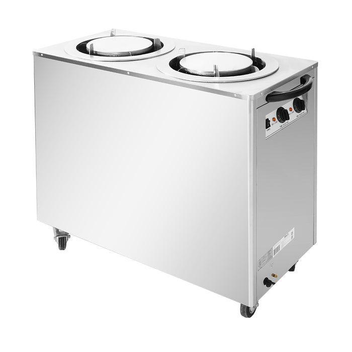 Elementry DR-2E - Heated Mobile Plate Lowerator, Double - image 2