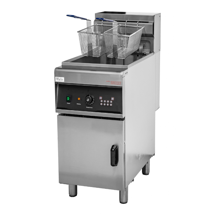 Brenner EF-28-FH - 28L Electric Deep Fryer with Cold Zone