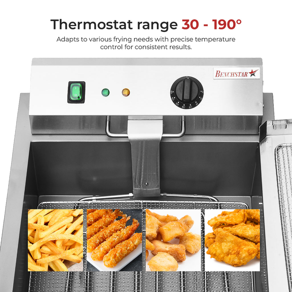 Benchstar EF-TE - Benchtop Electric Donut Fryer, 11L - image 5