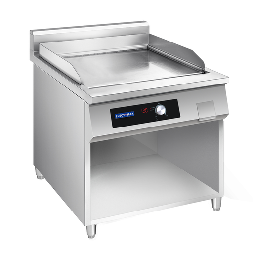 Electmax EGP7-800 - 700 Series Induction Griddle with Splashback on Stand 800mm