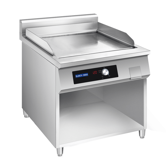 Electmax EGP9-800 - 900 Series Induction Griddle with Splashback on Stand 800mm