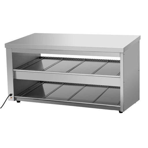 Benchstar EHW-150 - Hot Food Display Warmer, 2 Angled Shelves, 1500mm