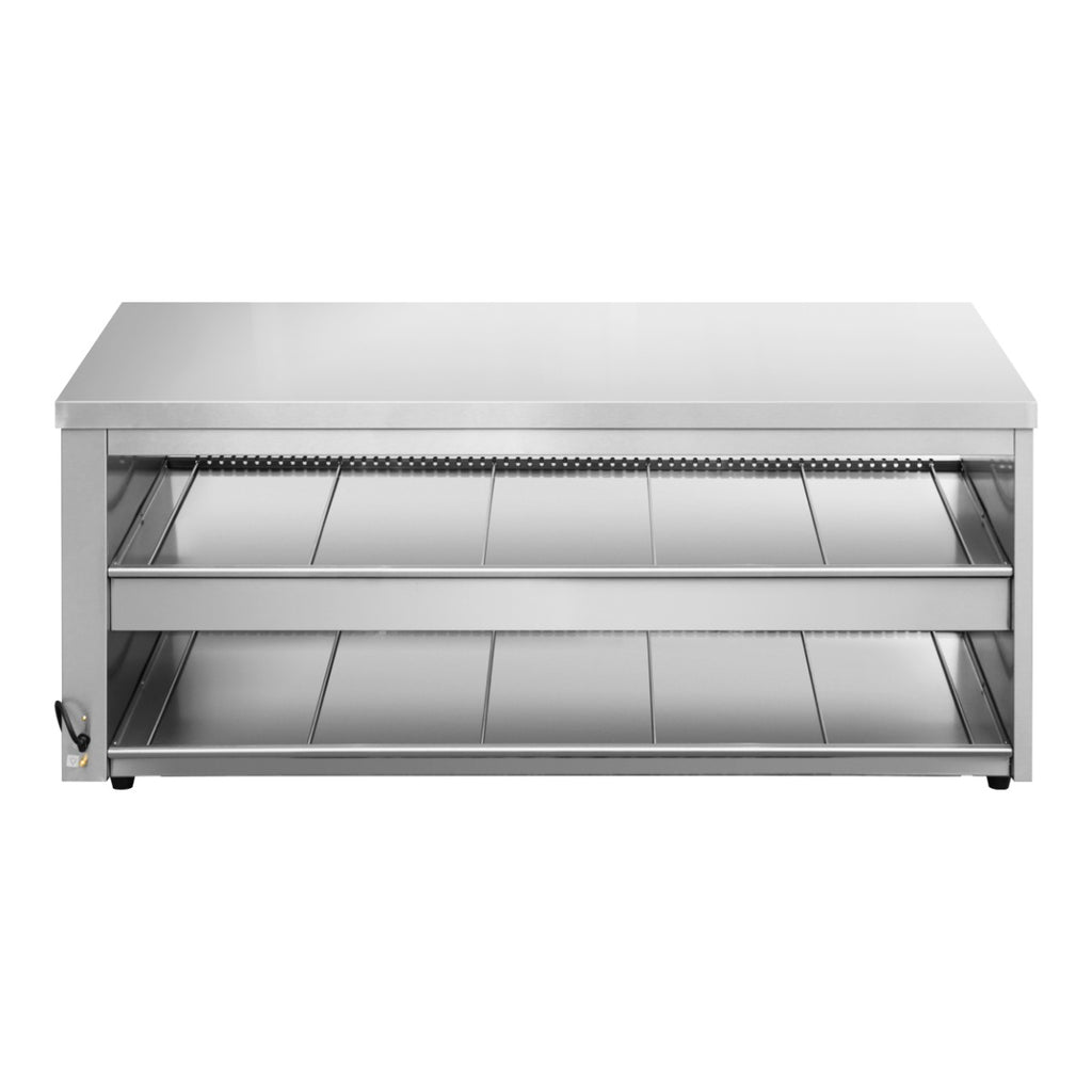Benchstar EHW-180 - Hot Food Display Warmer, 2 Angled Shelves, 1800mm