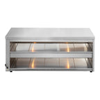 Benchstar EHW-180 - Hot Food Display Warmer, 2 Angled Shelves, 1800mm - image 2
