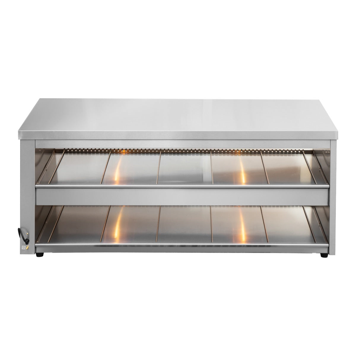 Benchstar EHW-180 - Hot Food Display Warmer, 2 Angled Shelves, 1800mm - image 2