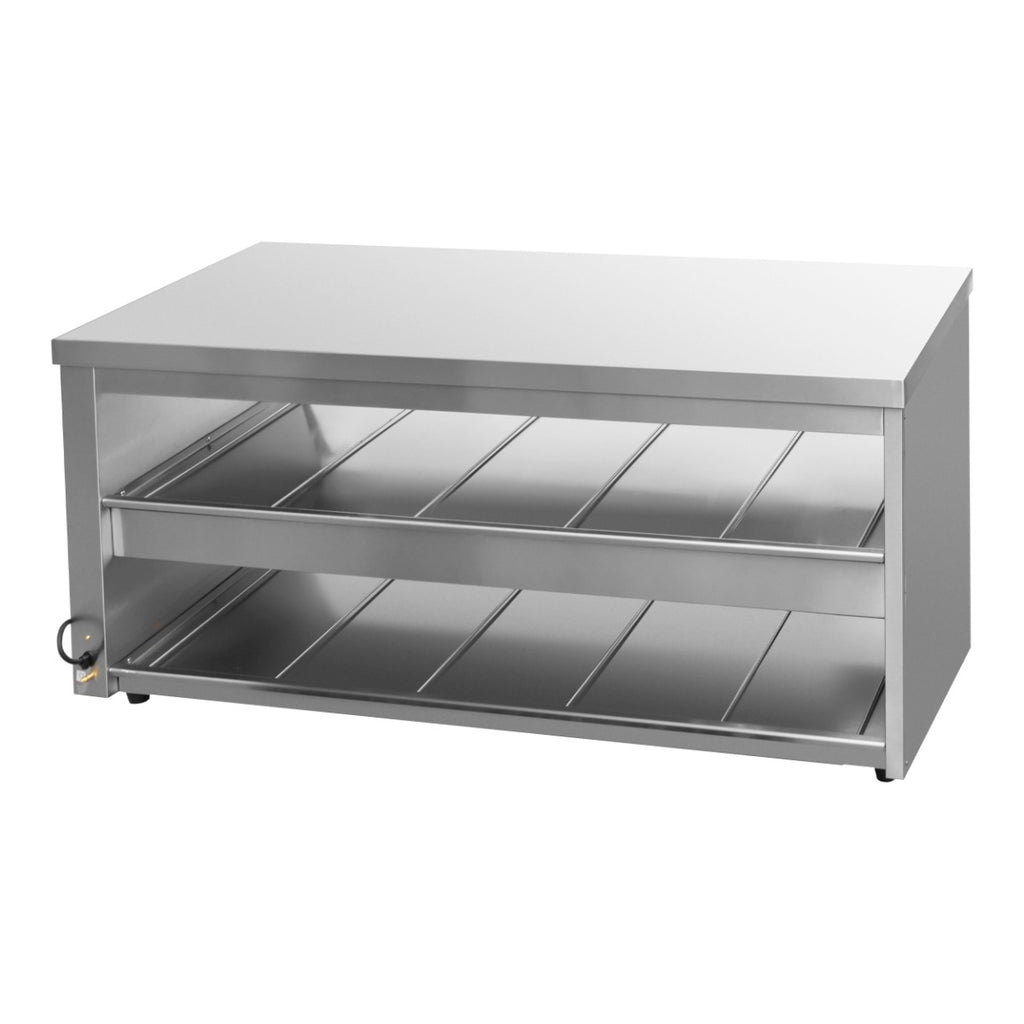 Benchstar EHW-180 - Hot Food Display Warmer, 2 Angled Shelves, 1800mm - image 3