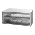 Benchstar EHW-180 - Hot Food Display Warmer, 2 Angled Shelves, 1800mm - image 3
