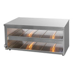 Benchstar EHW-180 - Hot Food Display Warmer, 2 Angled Shelves, 1800mm - image 4