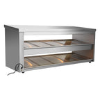 Benchstar EHW-180 - Hot Food Display Warmer, 2 Angled Shelves, 1800mm - image 7
