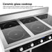 Electmax EIC7-1200P - 700 Series 6 Burner Induction Cooktop with Splashback on Stand - image 4
