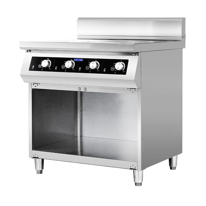 Electmax EIC9-800P - 900 Series 4 Burner Induction Cooktop with Splashback on Stand - image 8