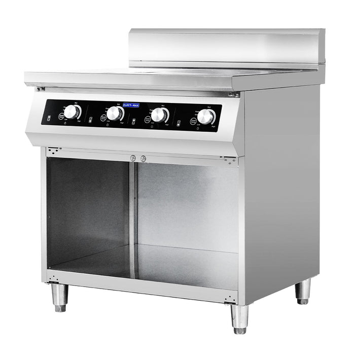 Electmax EIC7-800P - 700 Series 4 Burner Induction Cooktop with Splashback on Stand - image 10