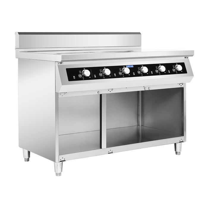 Electmax EIC7-1200P - 700 Series 6 Burner Induction Cooktop with Splashback on Stand - image 10