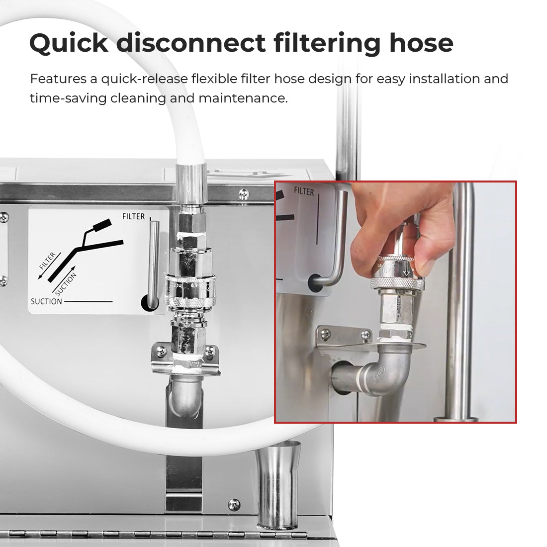 Frymax EOF-42 - 42L Electric Fryer Oil Filter Machine - image 7