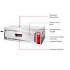 Baker Max EP-1-1-SDE - Black Panther Single Deck Electric Pizza Oven, 6 x 30cm - image 3