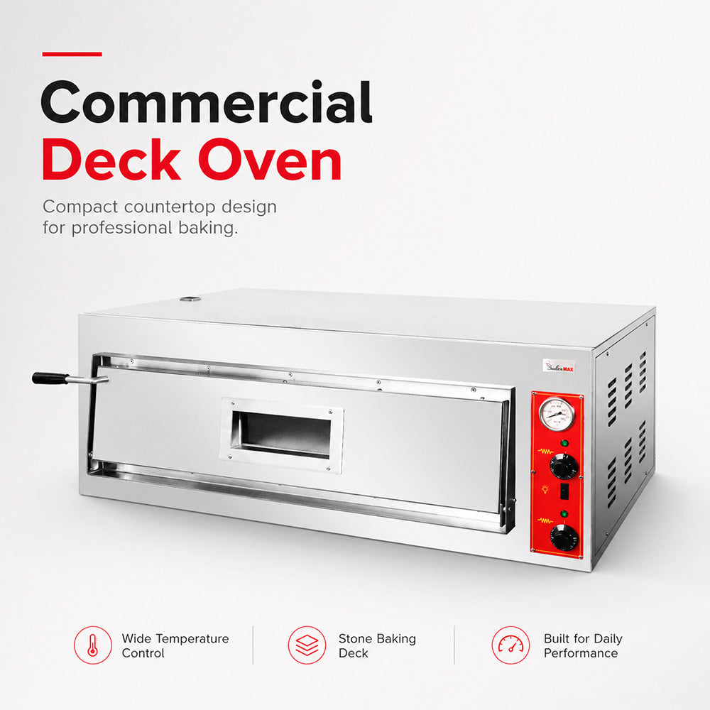 Baker Max EP-1-1-SDE - Black Panther Single Deck Electric Pizza Oven, 6 x 30cm - image 4