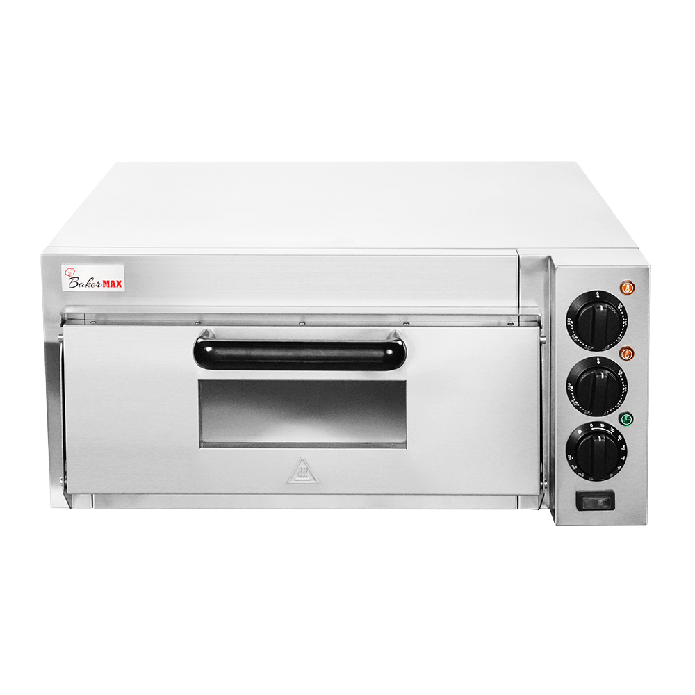 Baker Max EP-1T - Countertop Single Deck Electric Pizza Oven, 10A
