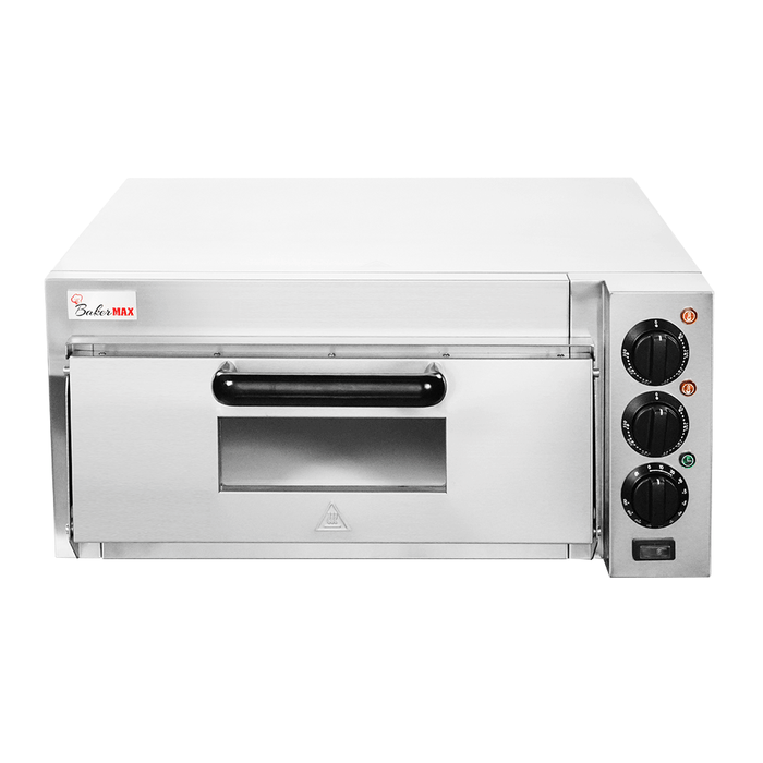Baker Max EP-1T - Countertop Single Deck Electric Pizza Oven, 10A