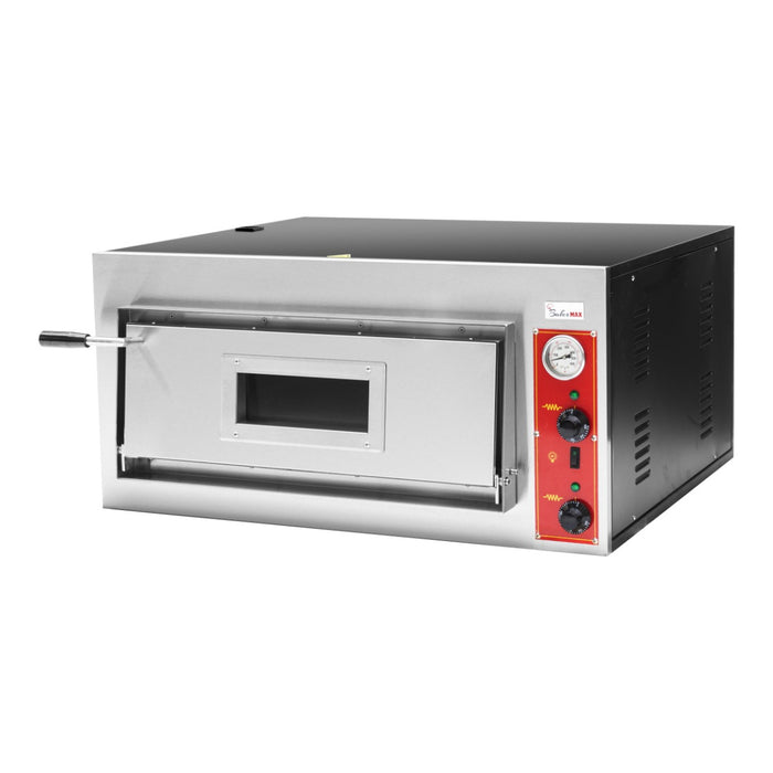 Baker Max EP-2-1E - Black Panther Single Deck Electric Pizza Oven, 4 x 30cm - image 3