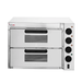Baker Max EP-2T - Countertop Double Deck Electric Pizza Oven, 10A