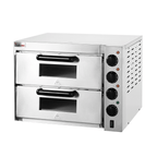 Baker Max EP-2T - Countertop Double Deck Electric Pizza Oven, 10A - image 10