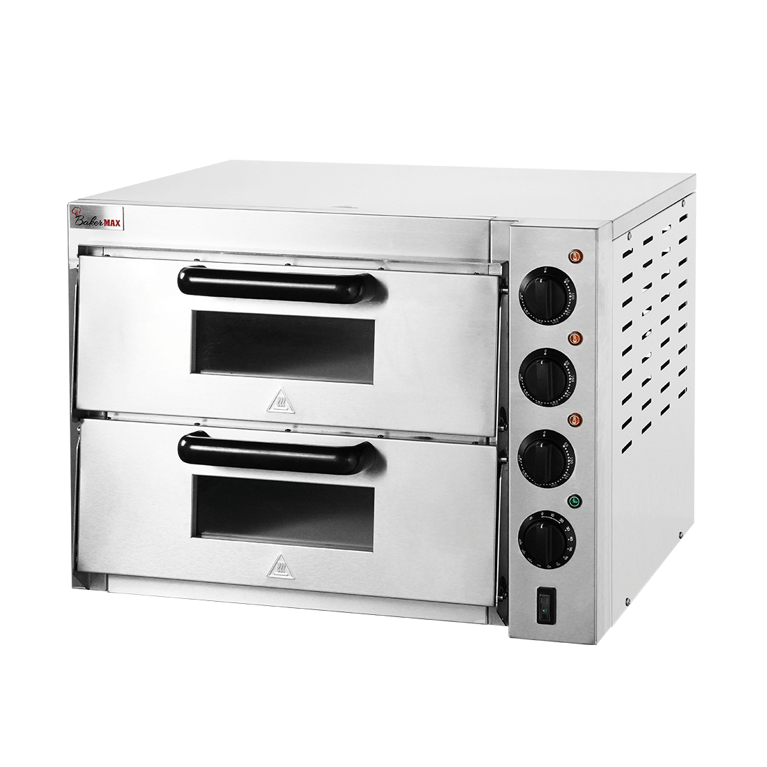 Baker Max EP-2T - Countertop Double Deck Electric Pizza Oven, 10A - image 10