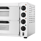 Baker Max EP-2T/15 - Countertop Double Deck Electric Pizza Oven, 15A - image 14